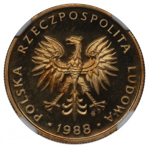 PRL, 5 zloty 1988 - NGC PF68 Ultra Cameo