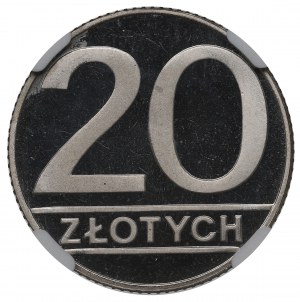 PRL, 20 zloty 1989 - NGC PF68 Ultra Cameo