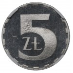PRL, 5 złotych 1989 - NGC PF68 Ultra Cameo