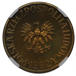 People's Republic of Poland, 5 gold 1982 - NGC PF68