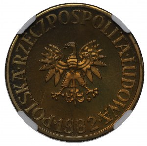 People's Republic of Poland, 5 gold 1982 - NGC PF68