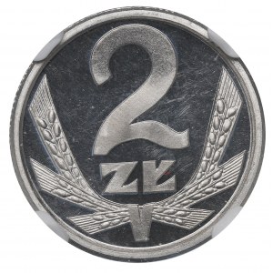 PRL, 2 złote 1989 - NGC PF66 Ultra Cameo