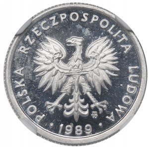 PRL, 1 złoty 1989 - NGC PF63 Ultra Cameo