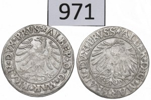 Germany, Preussen, Albrecht Hohenzollern, Lot of groschen 1531-37