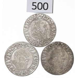 Germany, Preussen, Albrecht Hohenzollern, Lot of groschen 1542-44