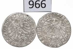 Germany, Preussen, Albrecht Hohenzollern, Lot of groschen 1531-43
