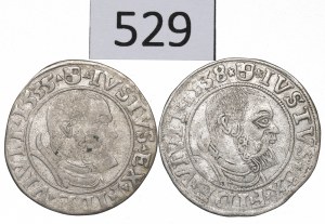 Germany, Preussen, Albrecht Hohenzollern, Lot of groschen 1535-38