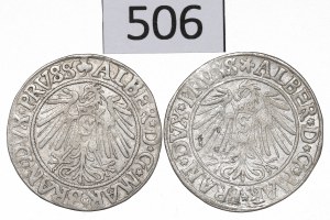 Germany, Preussen, Albrecht Hohenzollern, Lot of groschen 1540-42