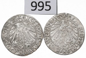 Germany, Preussen, Albrecht Hohenzollern, Lot of groschen 1544