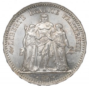 France, 5 francs 1873