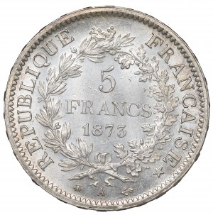 France, 5 francs 1873