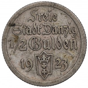 Free City of Danzig, 1/2 gulden 1923