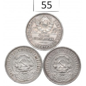 USSR, Lot 50 kopecks 1921-25