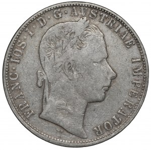 Austria, Franz Joseph I, 1 florin 1858 V