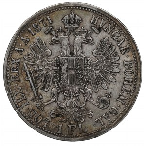 Austria, Franz Joseph, 1 florin 1871
