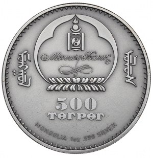Mongolia, 500 togrog 2007