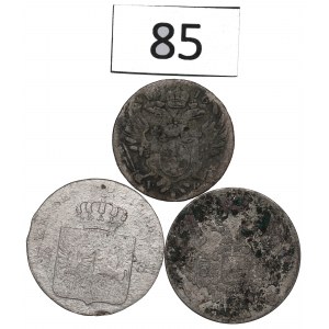 Polska pod zaborami, Zestaw 5-10 groszy - w tym 1831