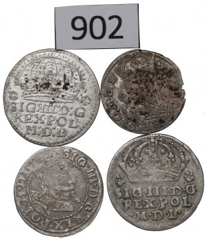 Sigismund III Vasa, Set of pennies 1607-26