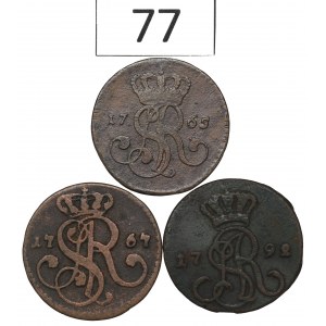 Poniatowski, Zestaw grosz 1765-92