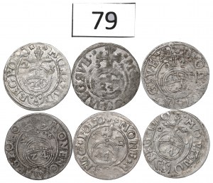 Sigismund III Vasa and Gustavus Adolphus, Set of half-tracks 1622-32