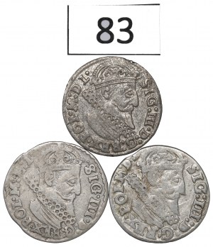 Sigismund III Vasa, trojak set 1623-24, Cracow