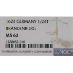 Germany, Preussen, 1,5 groschen 1624, Konigsberg - NGC MS62