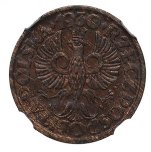 II RP, 1 penny 1930 - NGC MS63 RB