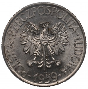 PRL, 10 zloty 1959 Kosciuszko - PCGS MS64