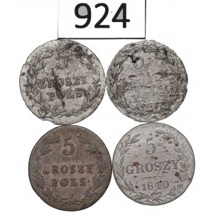 Królestwo Polskie, Zestaw 5 groszy