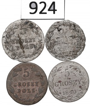 Kingdom of Poland, Set of 5 pennies