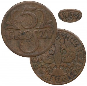 II Republic of Poland, 5 groschen 1934