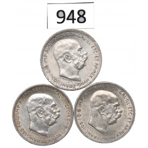 Austria, Lot 1 crown 1915