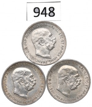 Austria, Lot 1 crown 1915