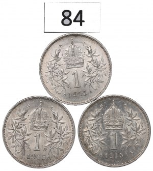 Austria, Lot 1 crown 1915