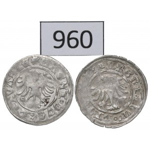 Alexander Jagellon, lot of Halfgroats without date, Vilnius
