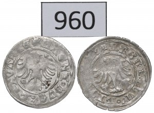 Alexander Jagellon, lot of Halfgroats without date, Vilnius