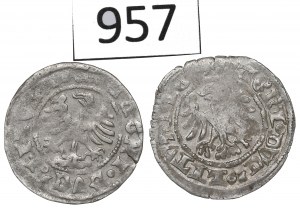 Alexander Jagellon, lot of Halfgroats without date, Vilnius