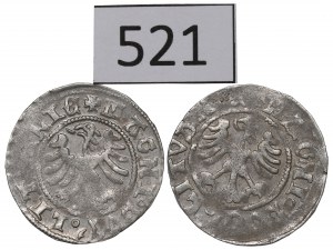 Alexander Jagellon, lot of Halfgroats without date, Vilnius