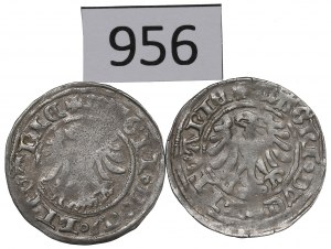 Alexander Jagellon, lot of Halfgroats without date, Vilnius