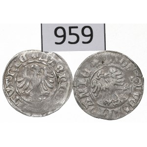Alexander Jagellon, lot of Halfgroats without date, Vilnius