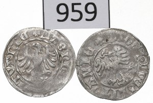 Alexander Jagellon, lot of Halfgroats without date, Vilnius