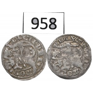 Alexander Jagellon, lot of Halfgroats without date, Vilnius