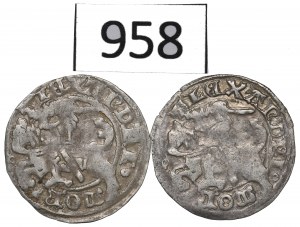 Alexander Jagellon, lot of Halfgroats without date, Vilnius