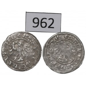 Alexander Jagellon, lot of Halfgroats without date, Vilnius