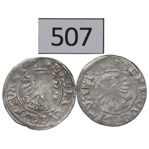 Alexander Jagellon, lot of Halfgroats without date, Vilnius