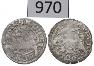 Alexander Jagellon, lot of Halfgroats without date, Vilnius