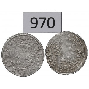 Alexander Jagellon, lot of Halfgroats without date, Vilnius
