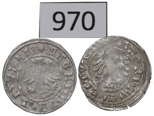 Alexander Jagellon, lot of Halfgroats without date, Vilnius