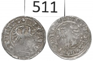 Alexander Jagellon, lot of Halfgroats without date, Vilnius