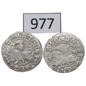Alexander Jagellon, lot of Halfgroats without date, Vilnius